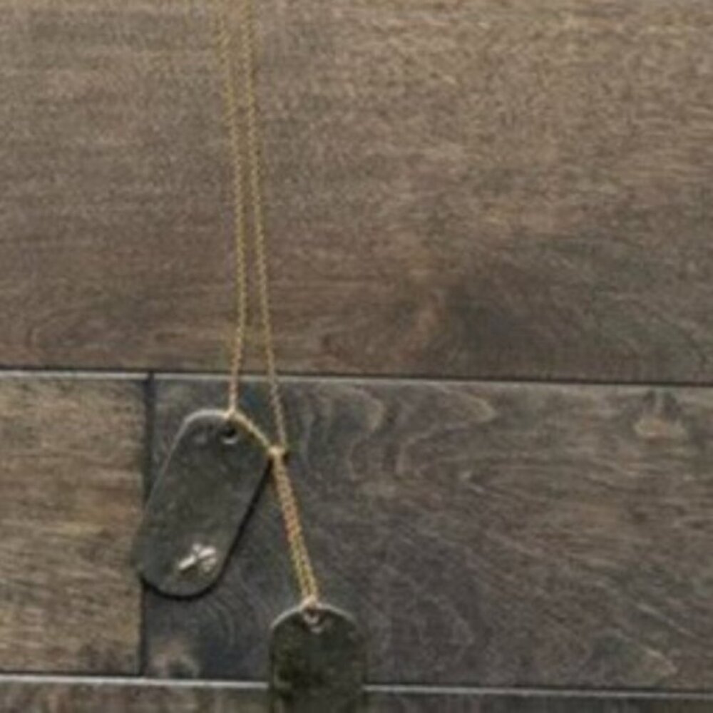 Banana Republic Dog Tag Necklace